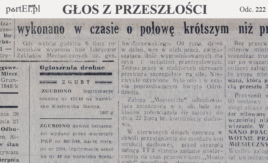 Elbląg, Głos Wybrzeża nr 202, 1950 r. Elbląg, Głos Wybrzeża nr 202, 1950 r.