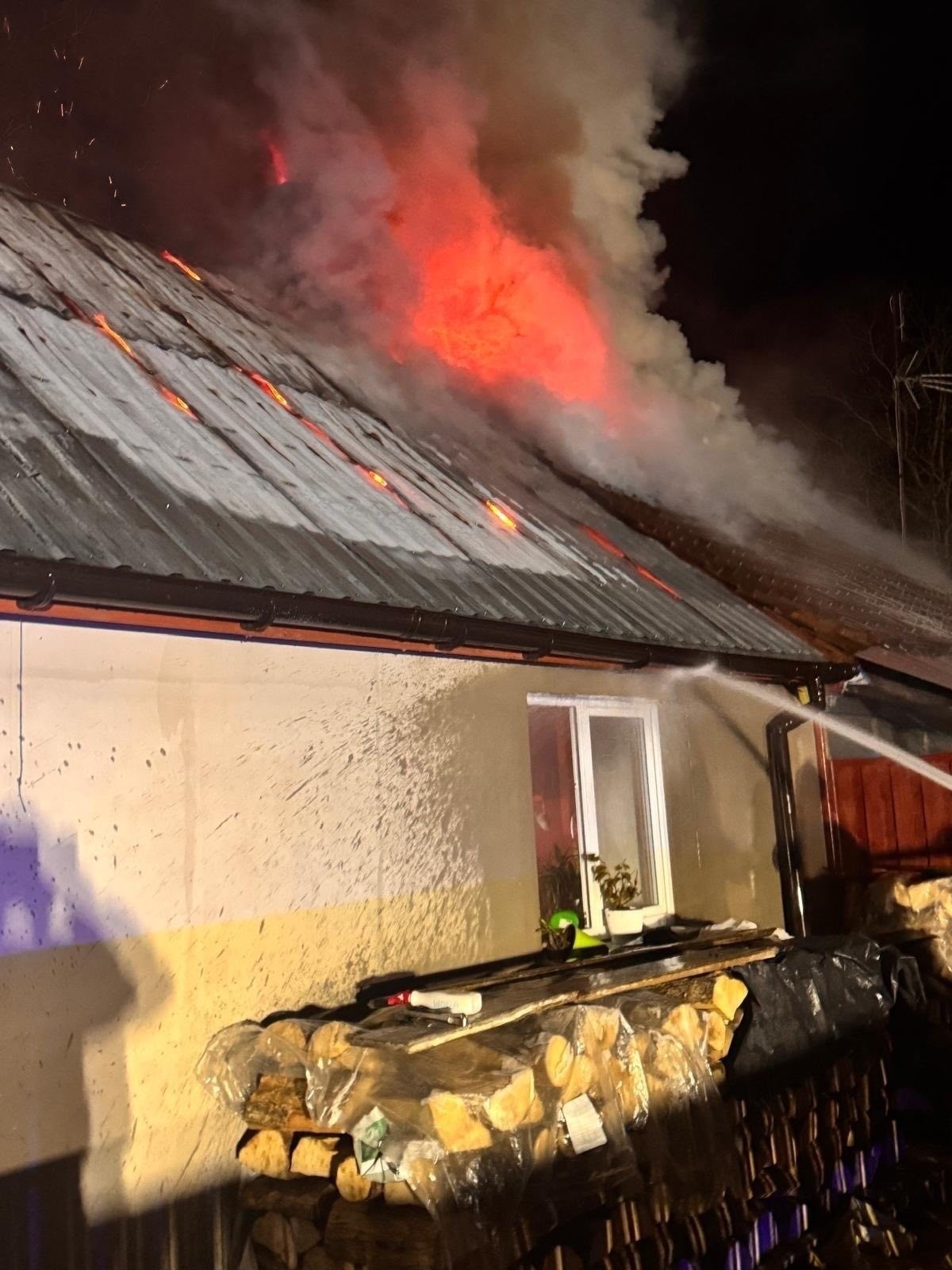 Elbląg, Pożar w Suchaczu,