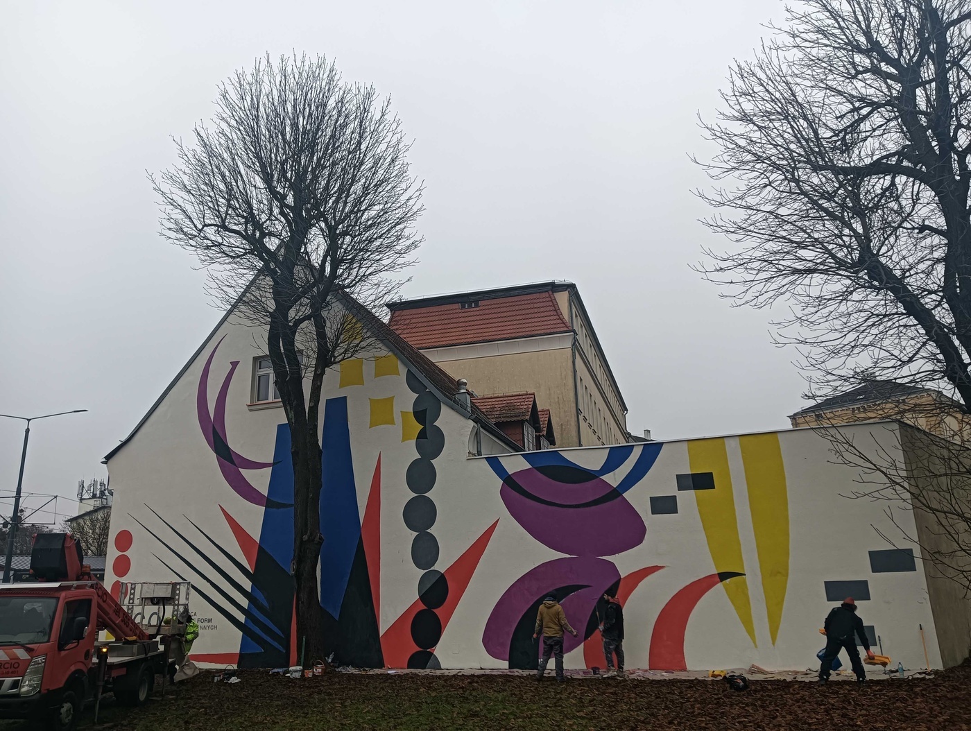 Elbląg, Mural na jubileusz prawie gotowy Elbląg, Mural na jubileusz prawie gotowy