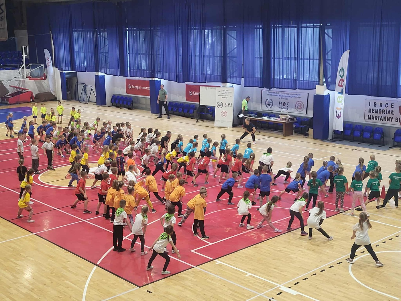 Elbląg, Przedszkolaki na sportowo w hali MOS