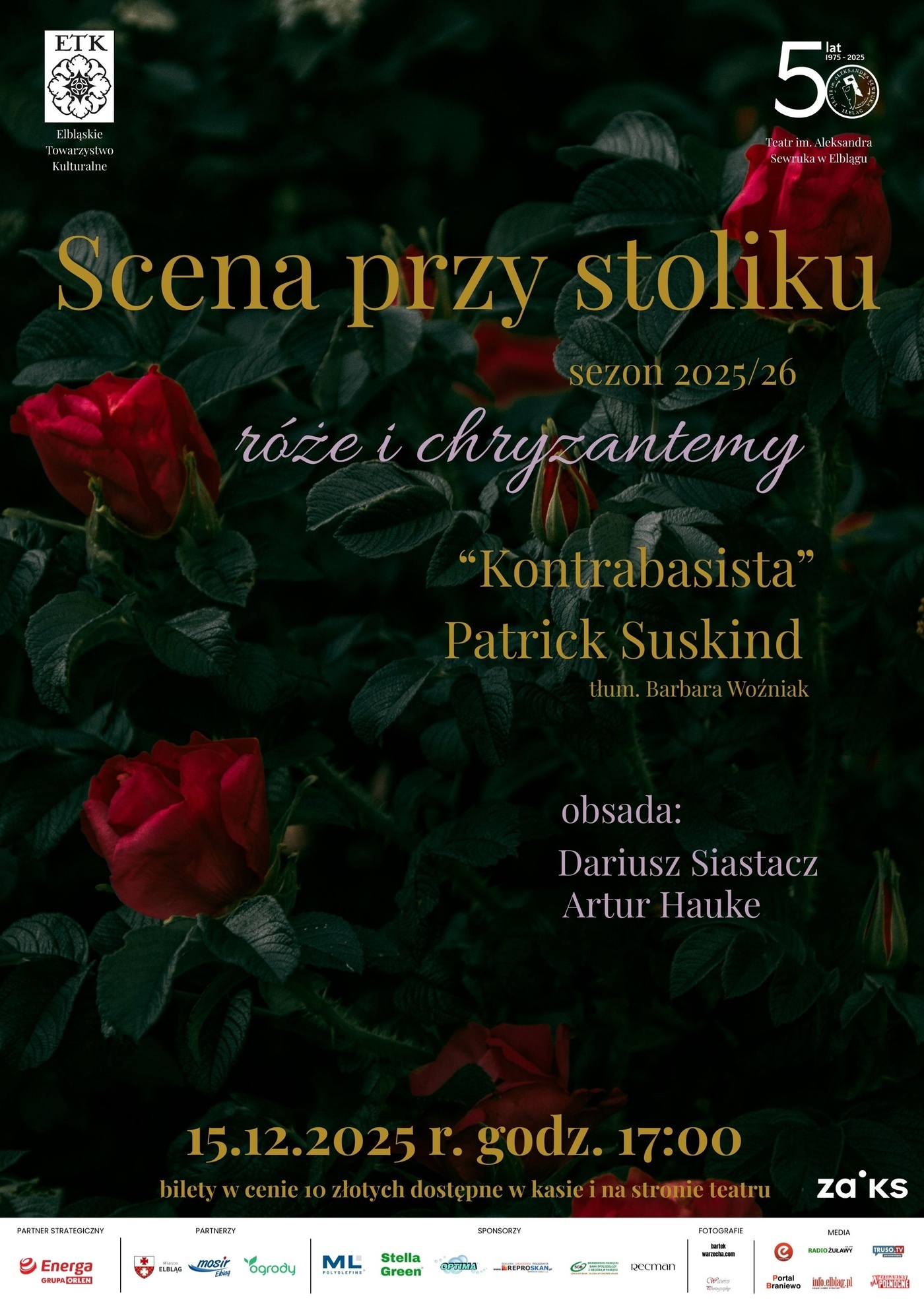 Elbląg, Scena przy stoliku i „Kontrabasista” Elbląg, Scena przy stoliku i „Kontrabasista”