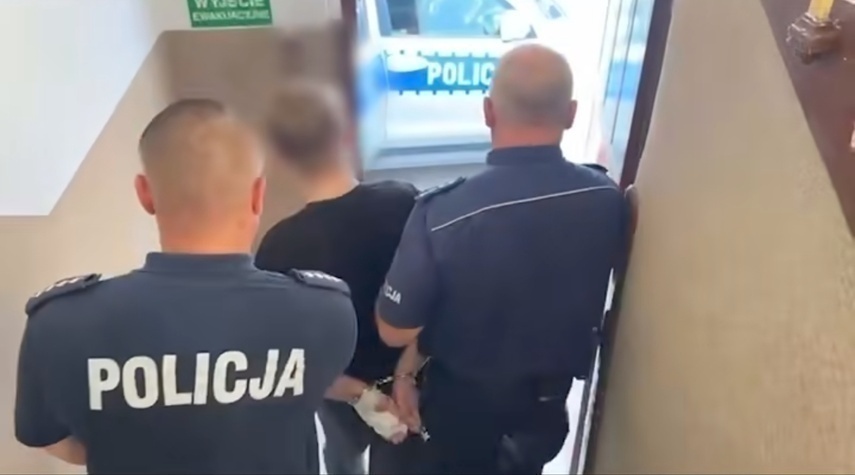 Elbląg, Zatrzymanie Gracjana R. przez policję,