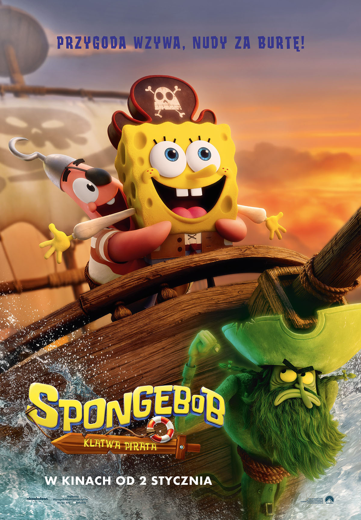SpongeBob: Klątwa Pirata w Kinie Światowid