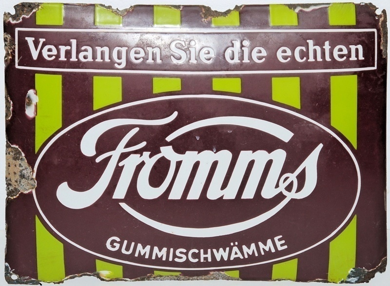 Elbląg, Tablica emaliowana, zbiory MAH,