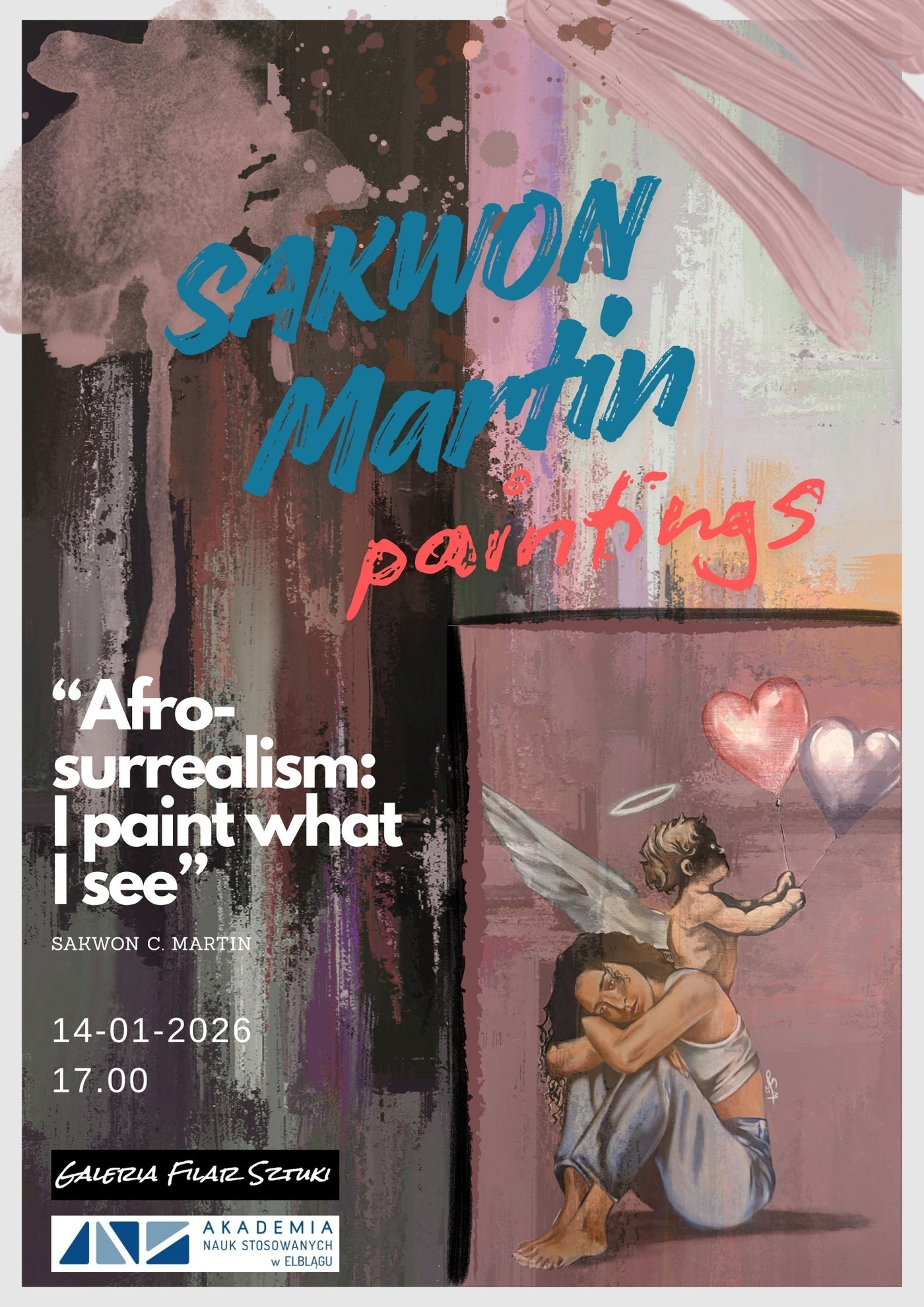 Elbląg, "Afro-surrealism: I paint what I see" Sakwon C. Martin 