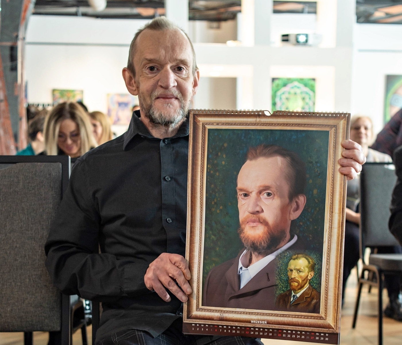 Elbląg, Krzysztof Kosznik, jeden z modeli tegorocznego kalendarza