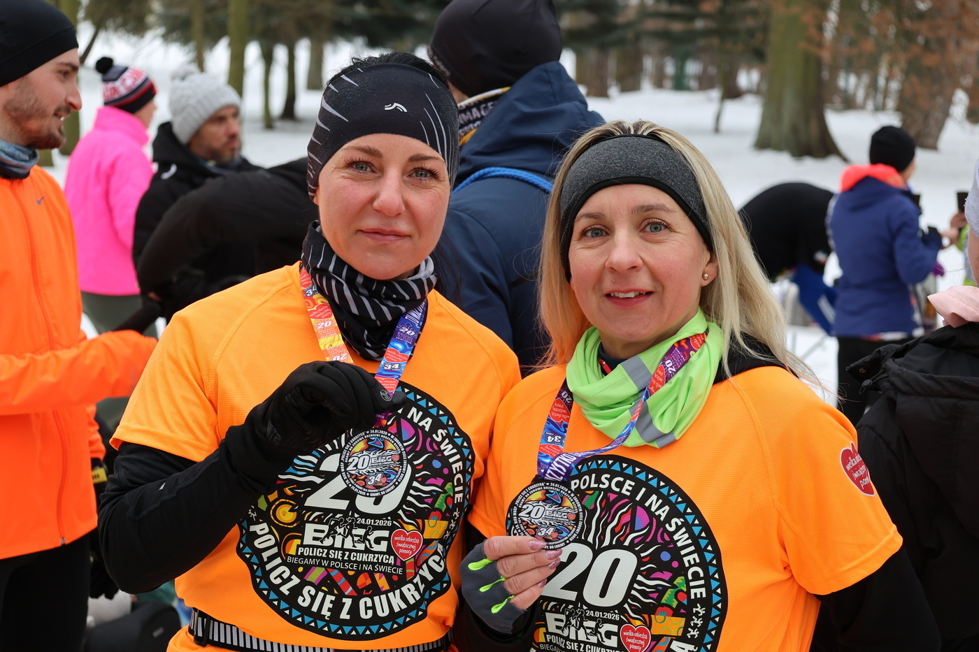 Elbląg, WOŚP na sportowo, czyli parkun policzył się z cukrzycą