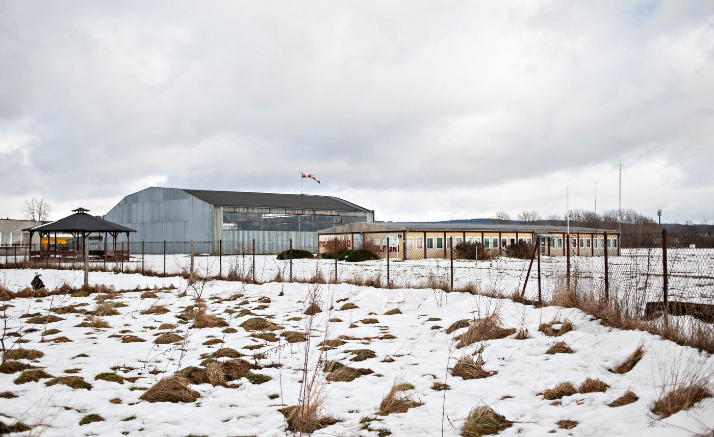 Elbląg, Hangar na elbląskim lotnisku Elbląg, Hangar na elbląskim lotnisku