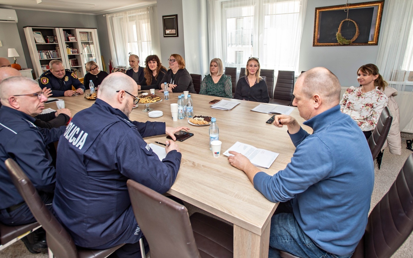 Elbląg, Spotkanie przedstawicieli i służb odbyło się w ECUS,