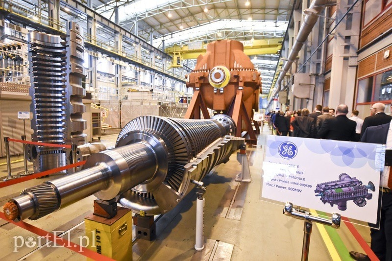 Elbląg, Wyprodukowana w Elblągu w 2017 turbina parowa, która została zamontowana w elektrowni w Opolu
