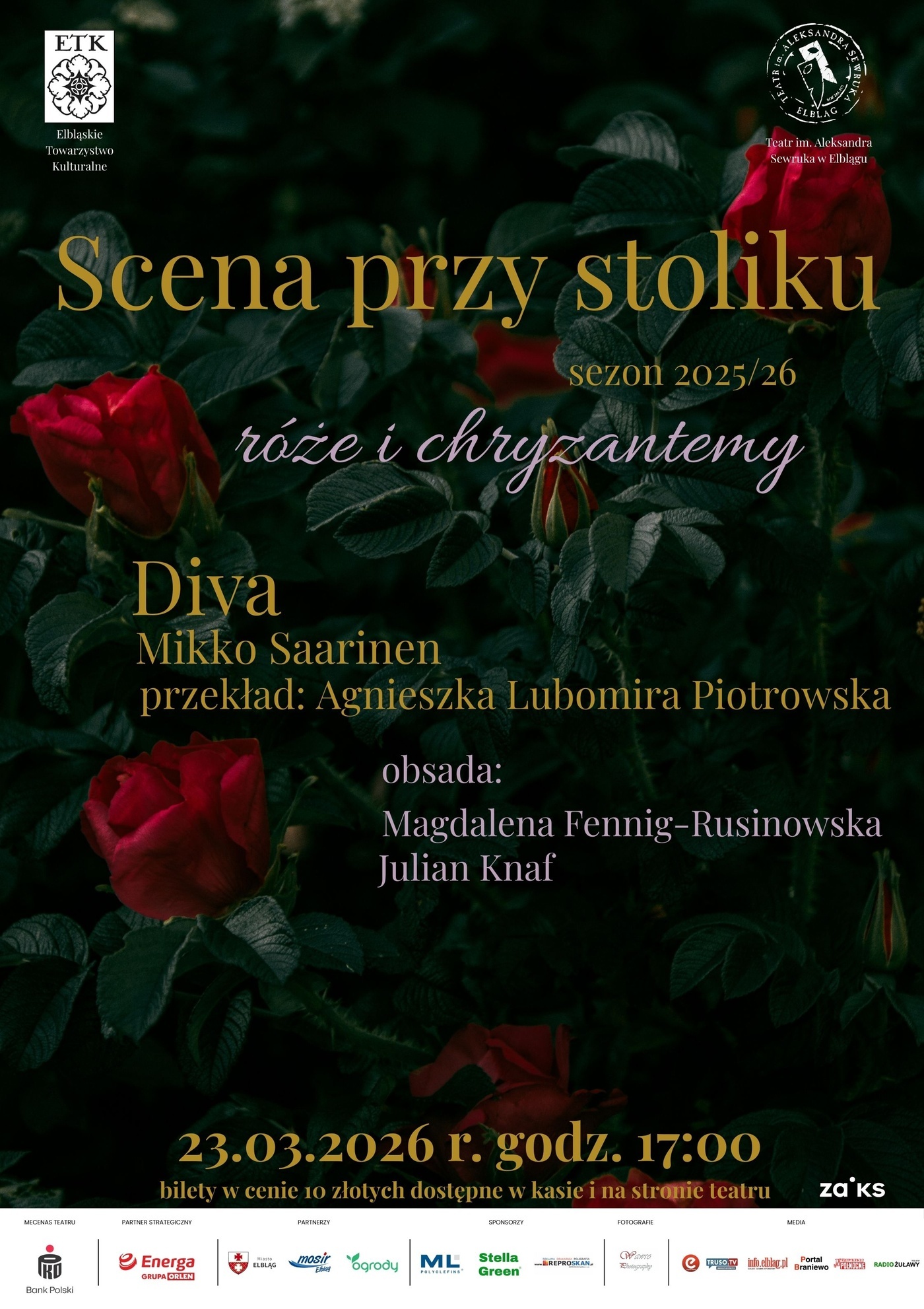 Elbląg, „Diva” na „Scenie przy stoliku”