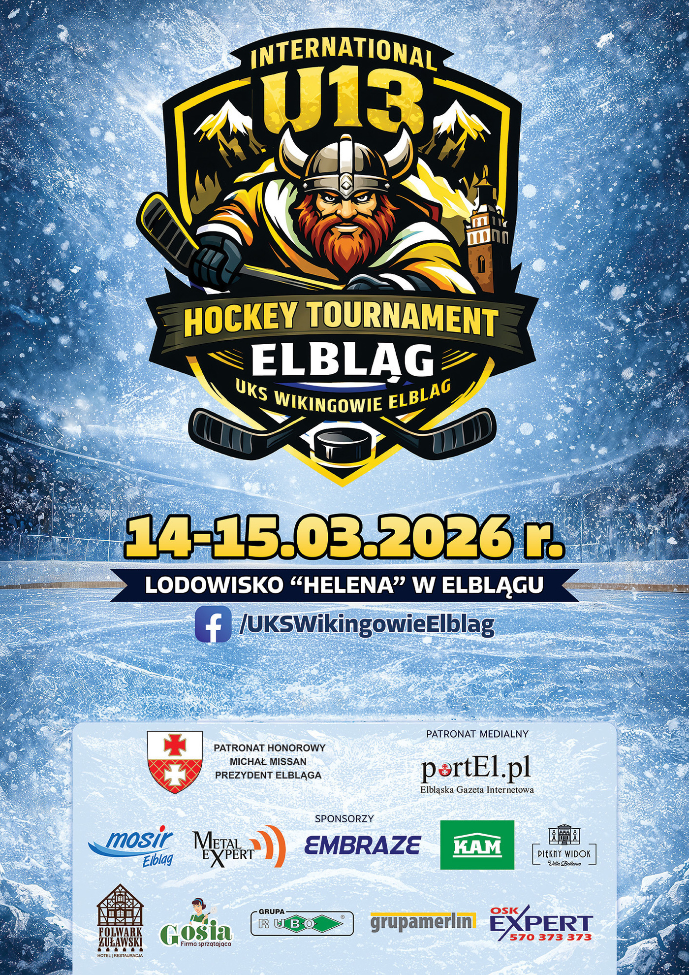 Elbląg, Międzynarodowe hokejowe emocje już wkrótce! Elbląg, Międzynarodowe hokejowe emocje już wkrótce!