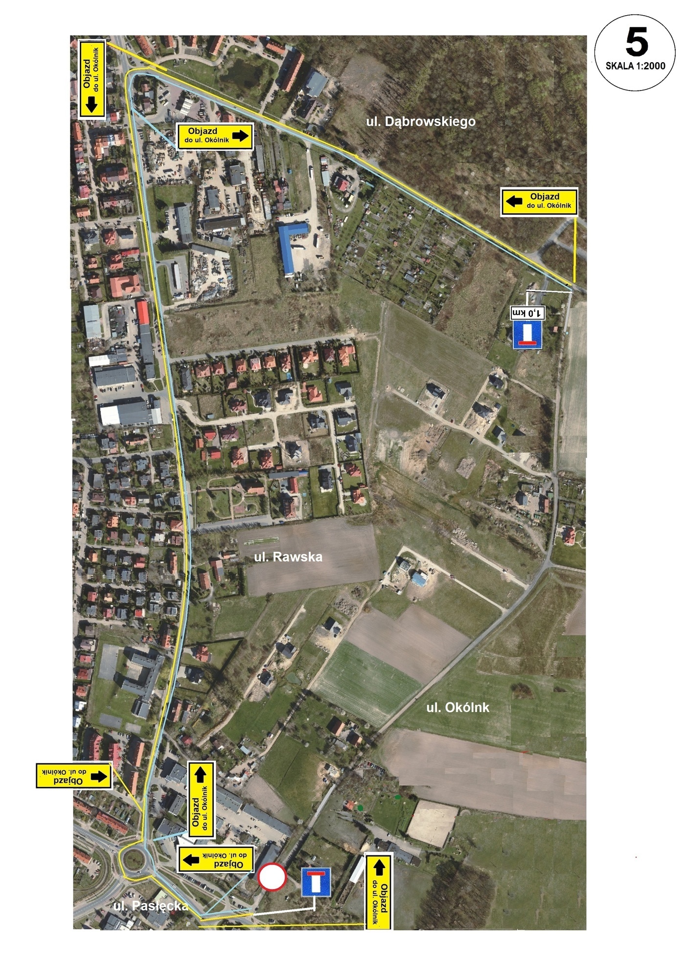 Elbląg, Przebudowa ul. Okólnik. Sprawdź objazd Elbląg, Przebudowa ul. Okólnik. Sprawdź objazd