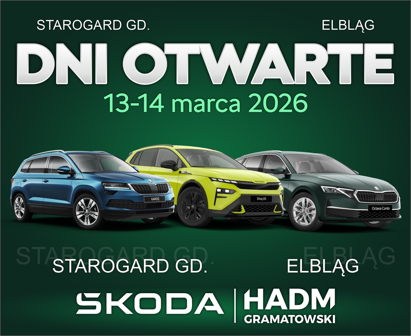 Dni Otwarte w Škoda HADM Gramatowski - rozgość się w Škodzie Drive