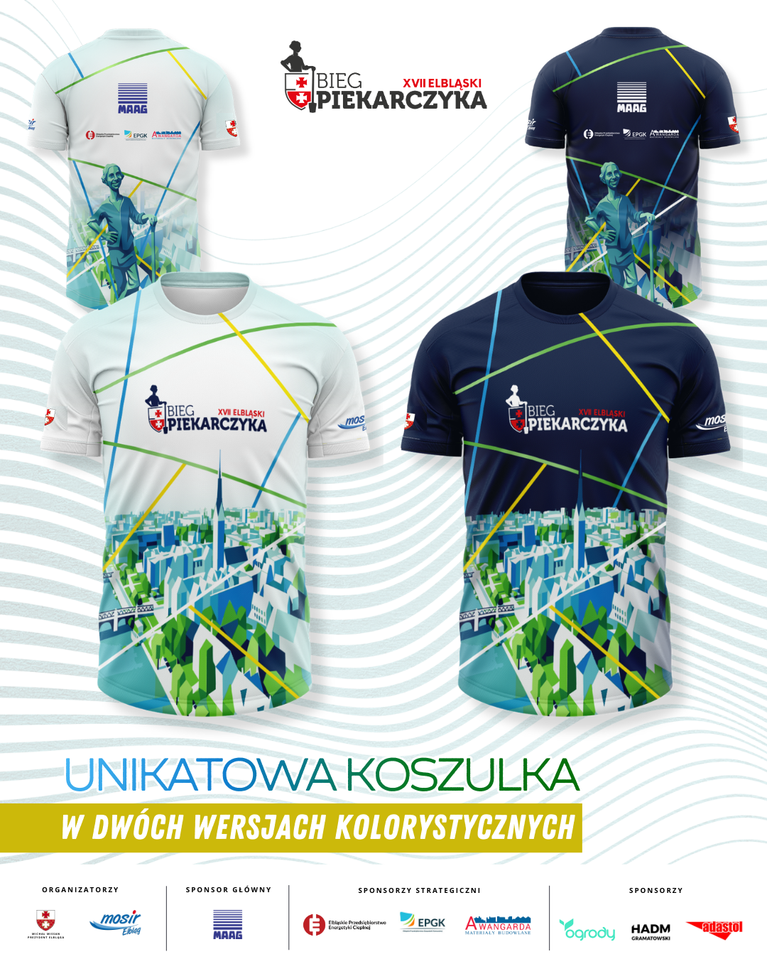 Elbląg, Wyjątkowe koszulki na Bieg Piekarczyka