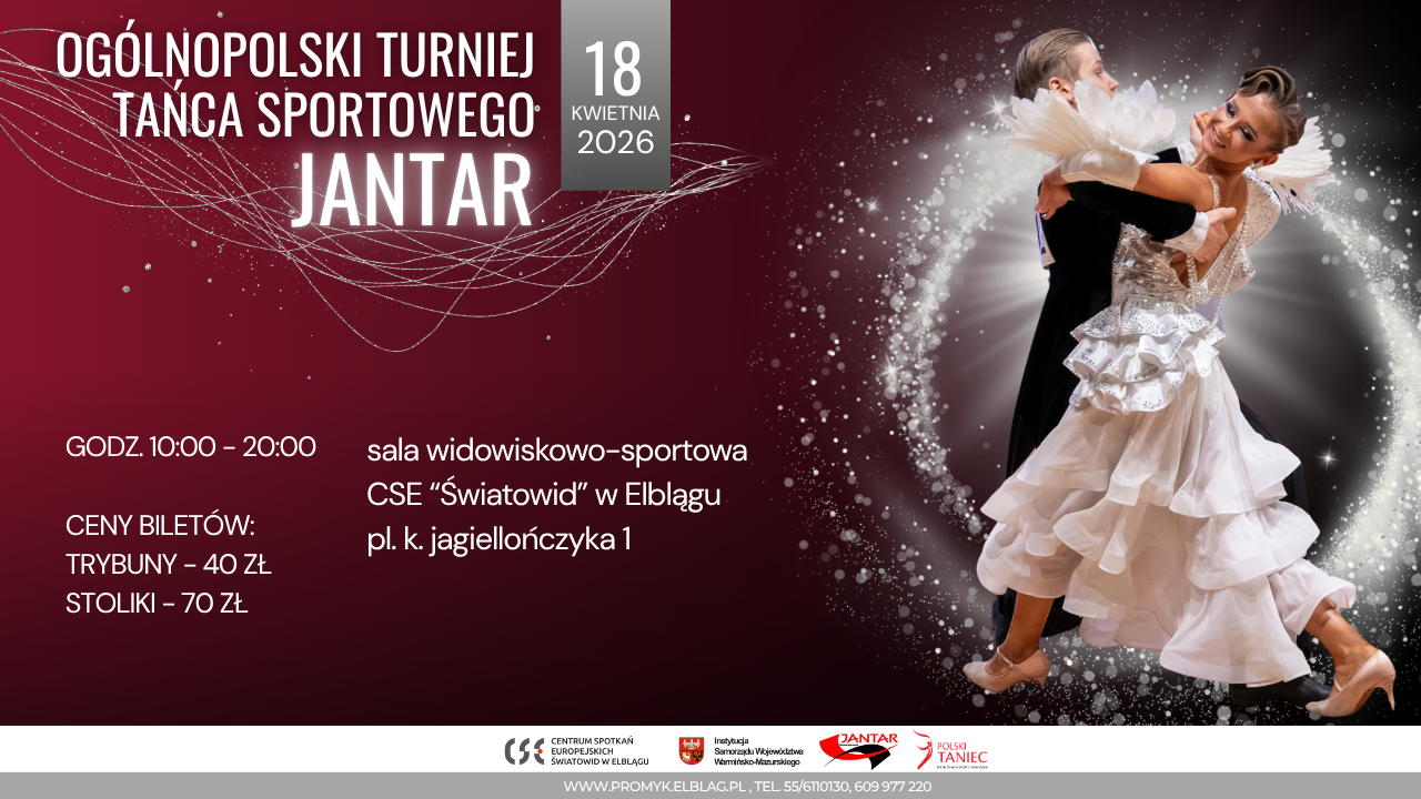 Elbląg, Ogólnopolski Turniej Tańca Sportowego JANTAR