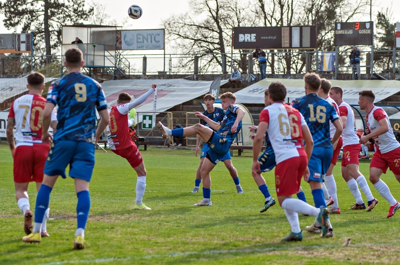 Elbląg, Wyłączono prąd, Olimpia padła
