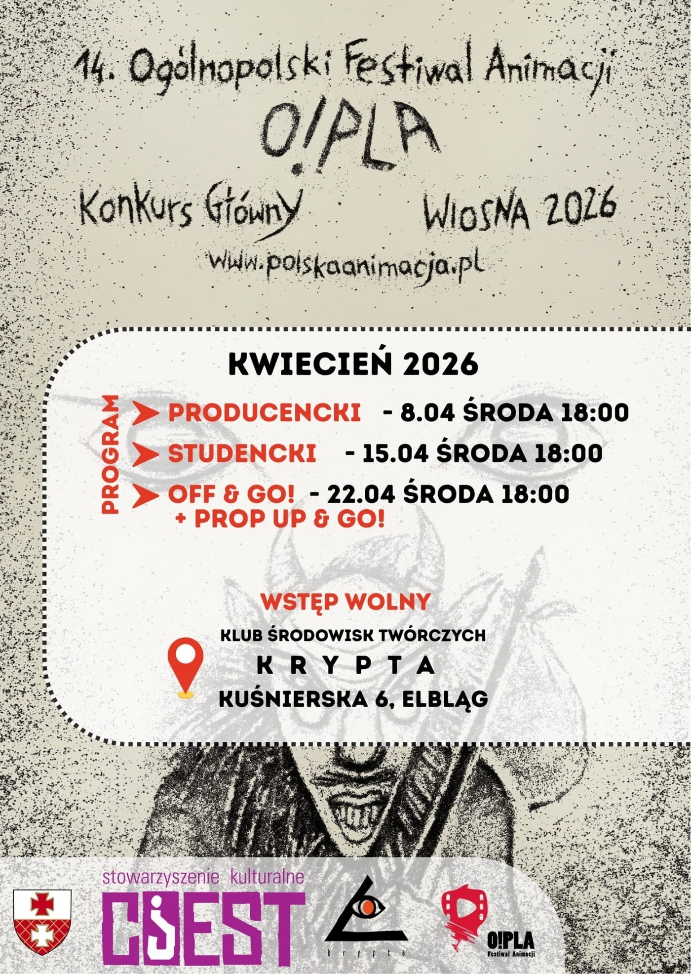 Elbląg, O!PLA - 14. Ogólnopolski Festiwal Animacji dla dzieci i dorosłych