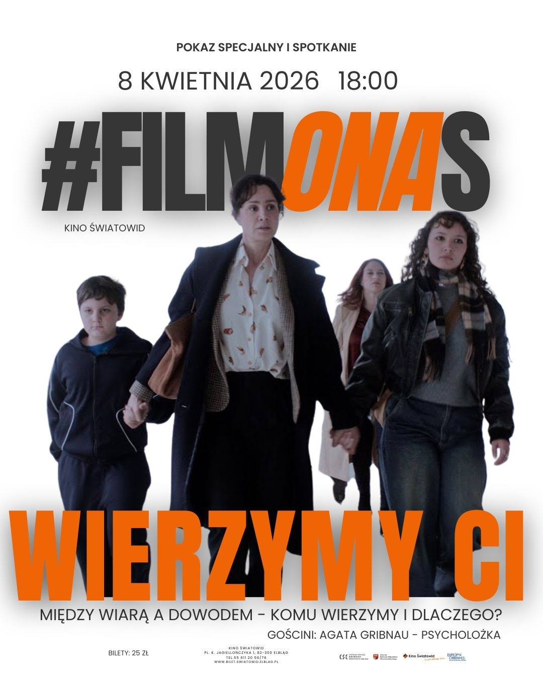 "Wierzymy Ci". Pokaz filmu i rozmowa "Wierzymy Ci". Pokaz filmu i rozmowa