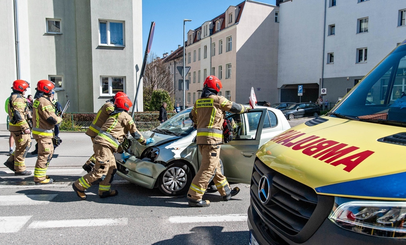Elbląg, Nieostrożność przyczyną stłuczki
