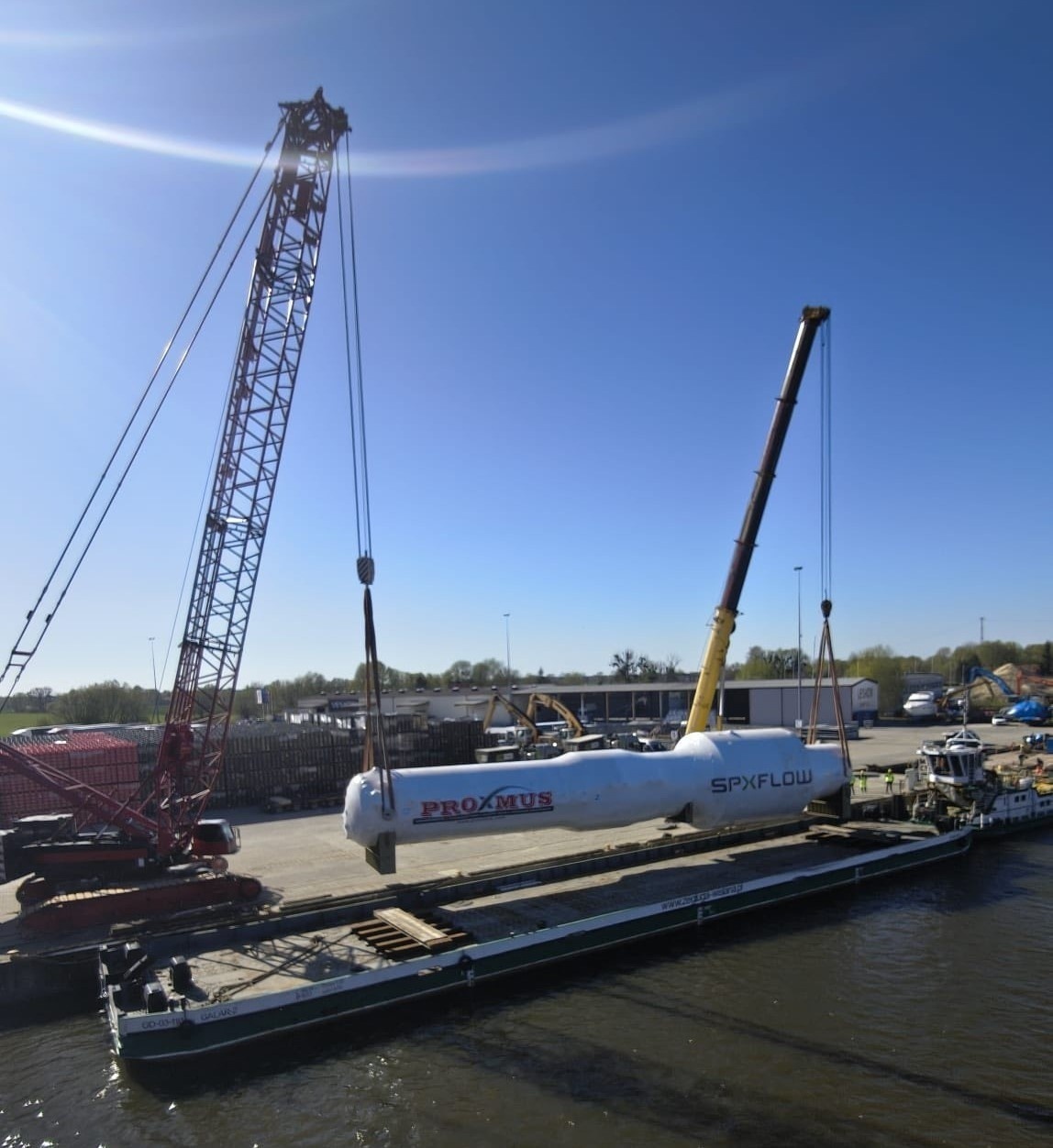 Elbląg, Wyjątkowy ładunek w porcie