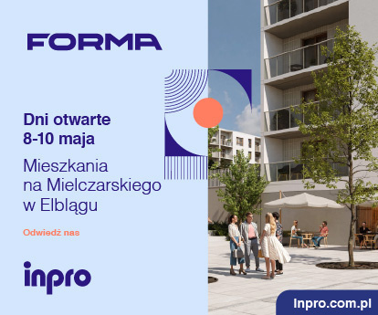 Dni otwarte osiedla Forma w Elblągu - zobacz nową pulę mieszkań od INPRO S.A. Dni otwarte osiedla Forma w Elblągu - zobacz nową pulę mieszkań od INPRO S.A.