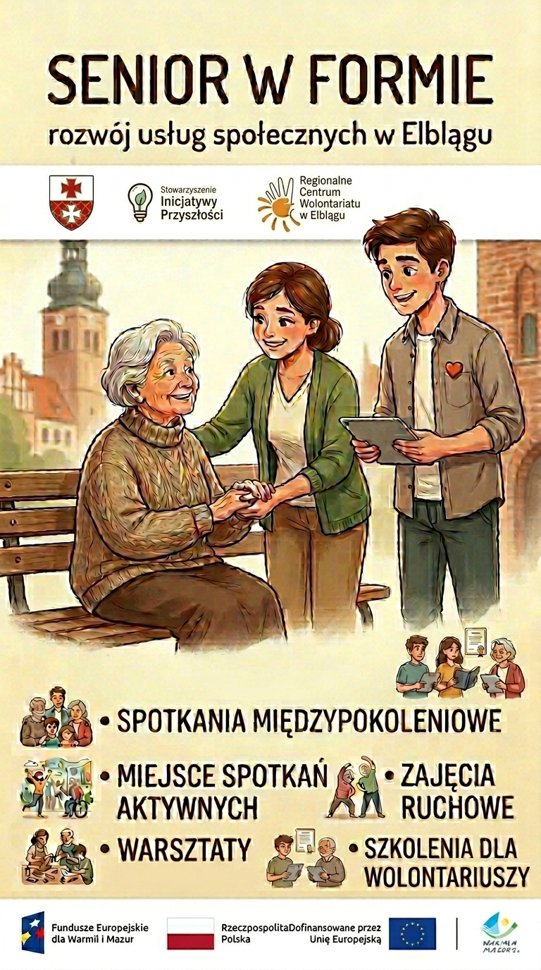 Elbląg rozwija wsparcie dla seniorów!
