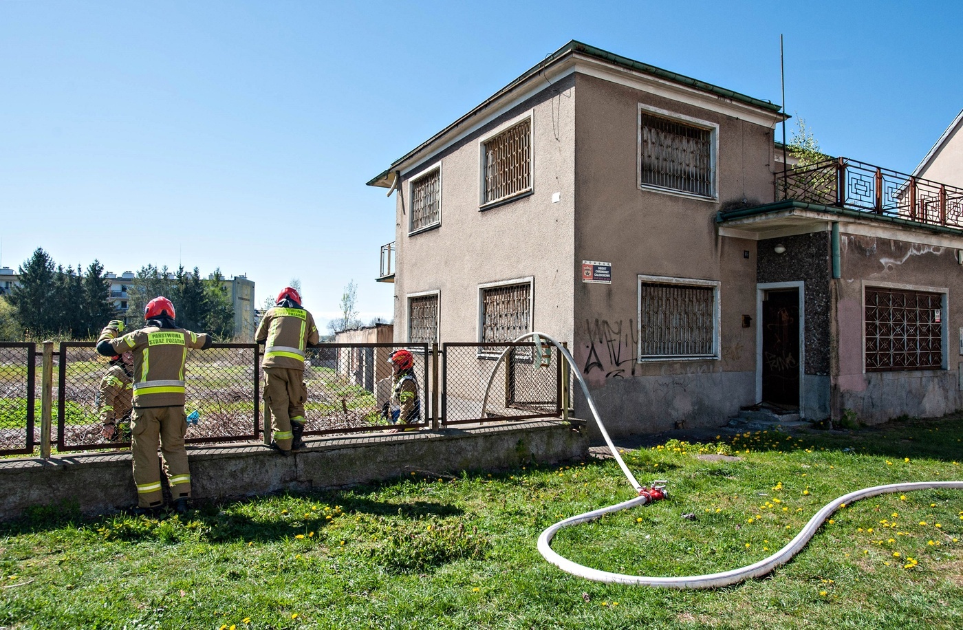 Elbląg, Pożar w pustostanie przy Robotniczej