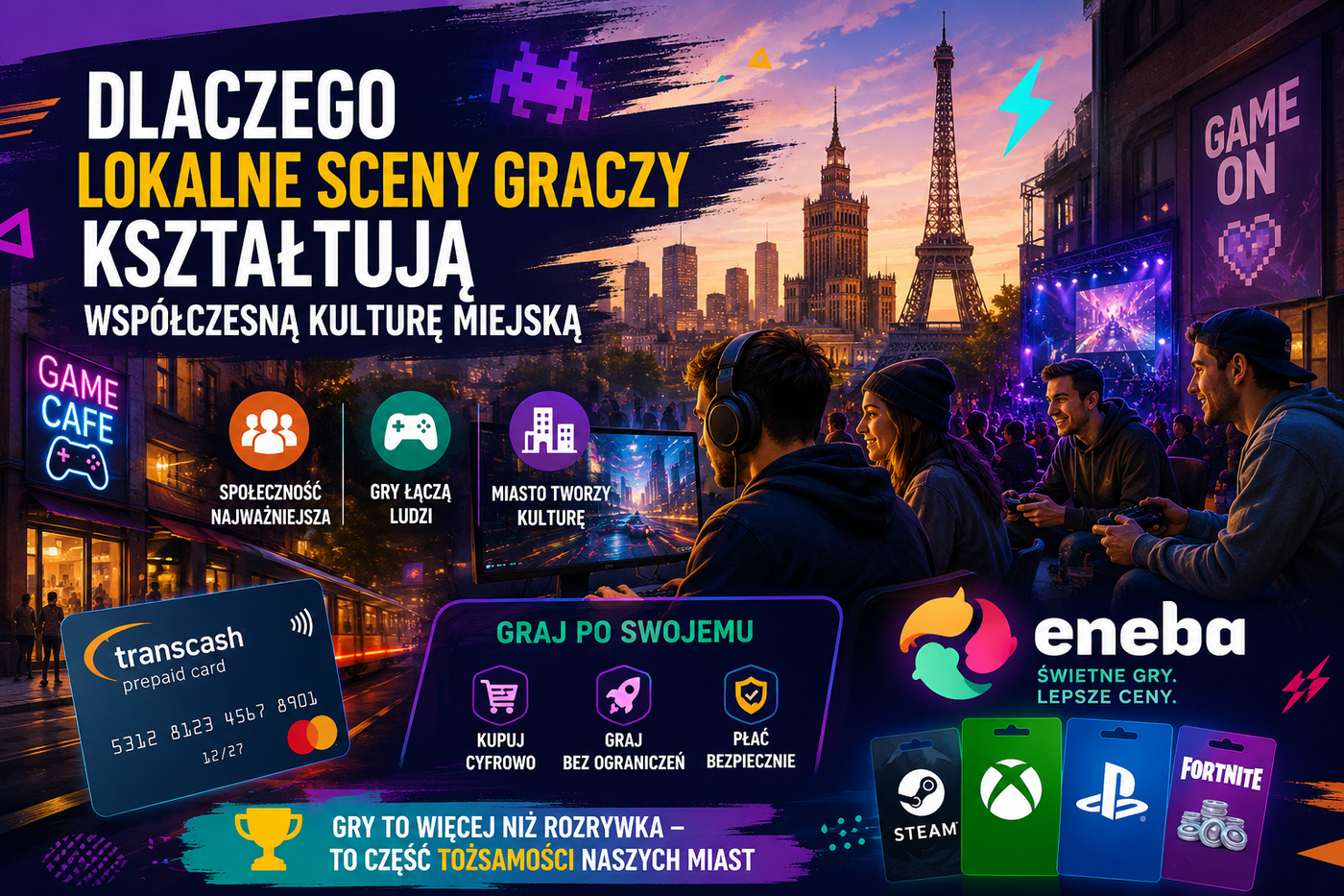 Dlaczego lokalne sceny graczy kształtują współczesną kulturę miejską