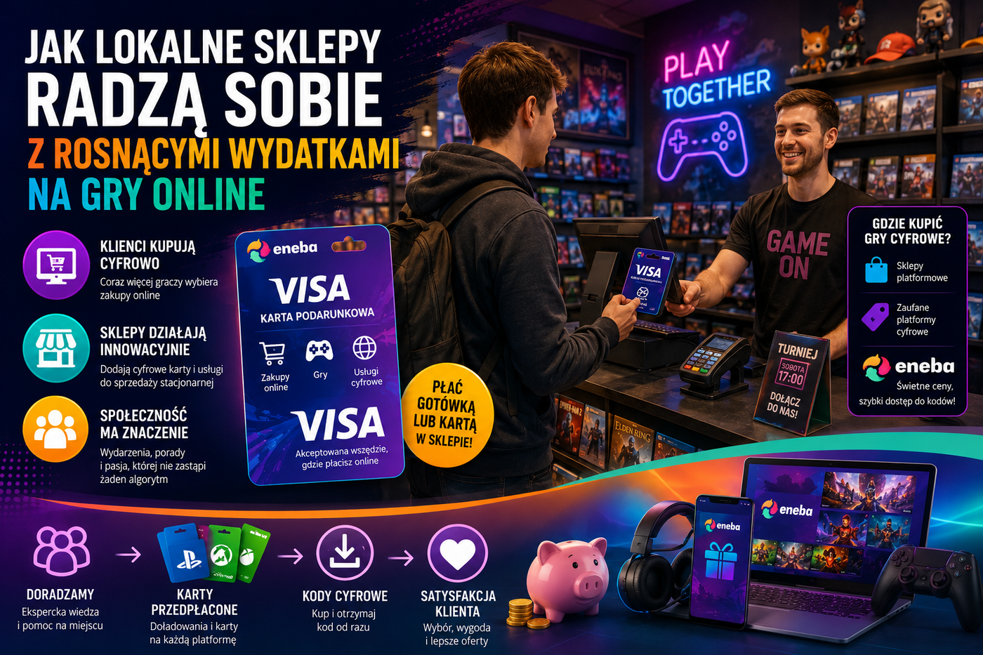 Jak lokalne sklepy radzą sobie z rosnącymi wydatkami na gry online Jak lokalne sklepy radzą sobie z rosnącymi wydatkami na gry online