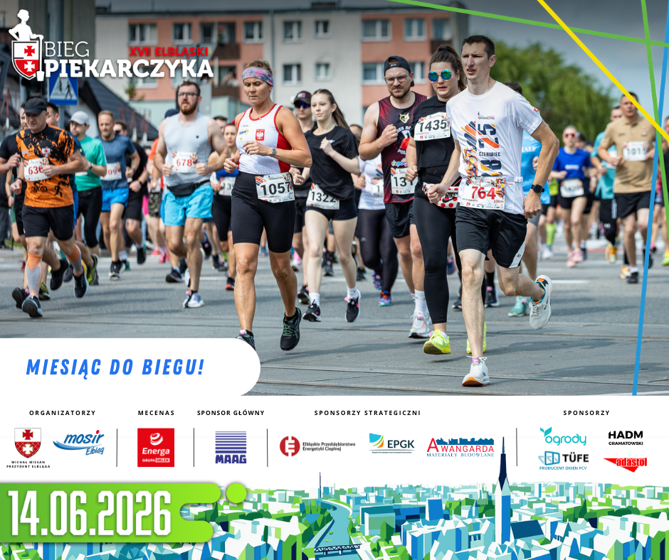 Elbląg, Miesiąc do Biegu Piekarczyka. Ostatnie 50 pakietów startowych!