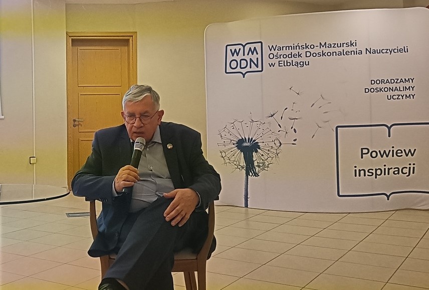 Elbląg, Prof. Gadacz odpowiadał na pytania uczestników konferencji Elbląg, Prof. Gadacz odpowiadał na pytania uczestników konferencji