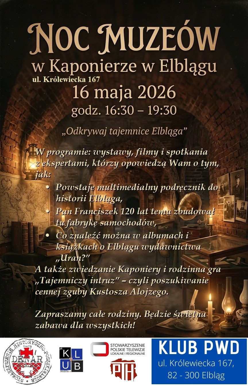 Elbląg, W Kaponierze o tajemnicach Elbląga