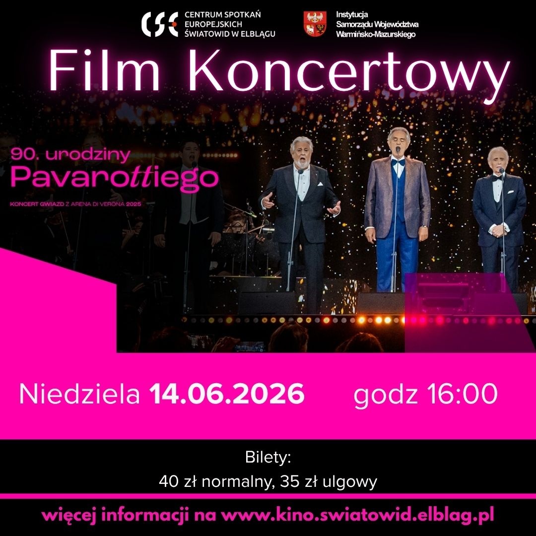 90. urodziny Pavarottiego w Kinie Światowid 90. urodziny Pavarottiego w Kinie Światowid