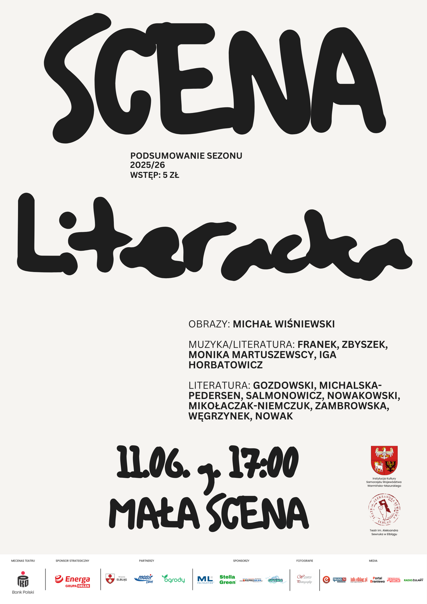 Elbląg, Scena literacka - muzyka, literatura, sztuka - zapraszamy na pokaz