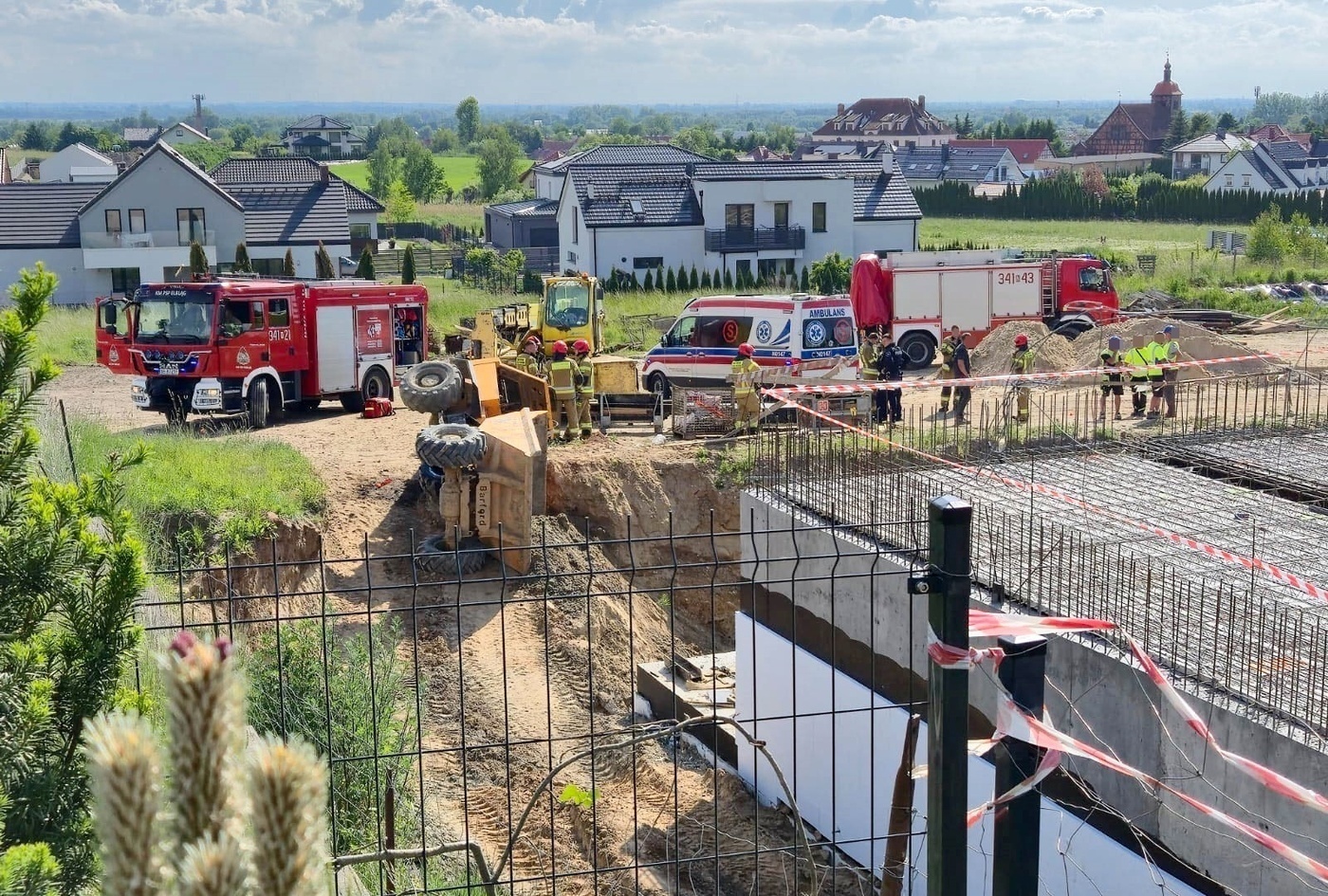 Elbląg, Wypadek na budowie Elbląg, Wypadek na budowie