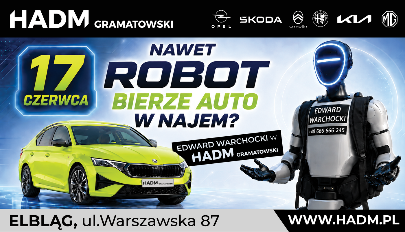 Edward Warchocki już w środę odwiedzi HADM Gramatowski w Elblągu! Edward Warchocki już w środę odwiedzi HADM Gramatowski w Elblągu!