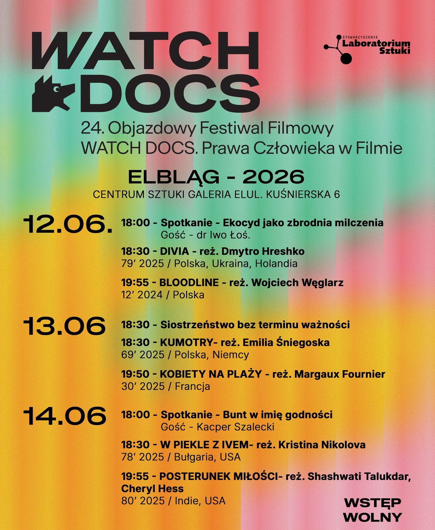 Elbląg, Festiwal Filmowy Watch Docs Elbląg, Festiwal Filmowy Watch Docs