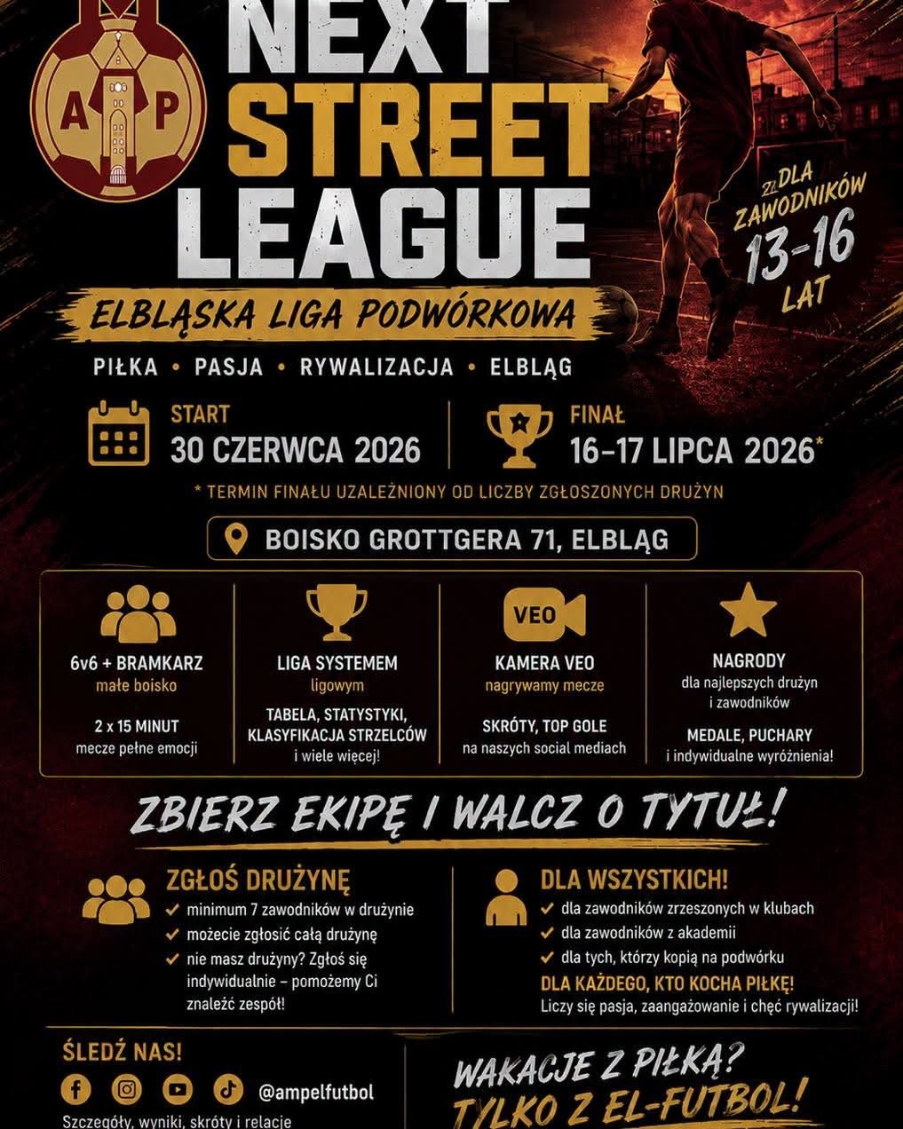 Elbląg, Podwórkowa piłka dostanie własną ligę Elbląg, Podwórkowa piłka dostanie własną ligę