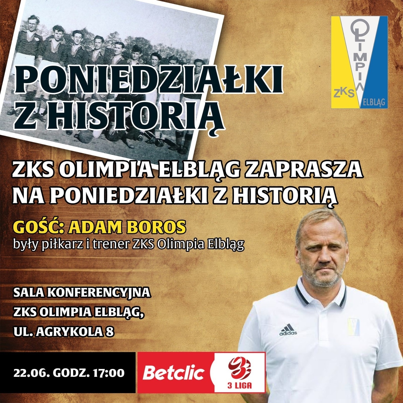 Elbląg, Poniedziałki z historią. Spotkanie z Borosem Elbląg, Poniedziałki z historią. Spotkanie z Borosem