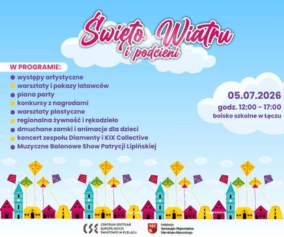 Elbląg, Święto Wiatru i Podcieni już 5 lipca w Łęczu Elbląg, Święto Wiatru i Podcieni już 5 lipca w Łęczu