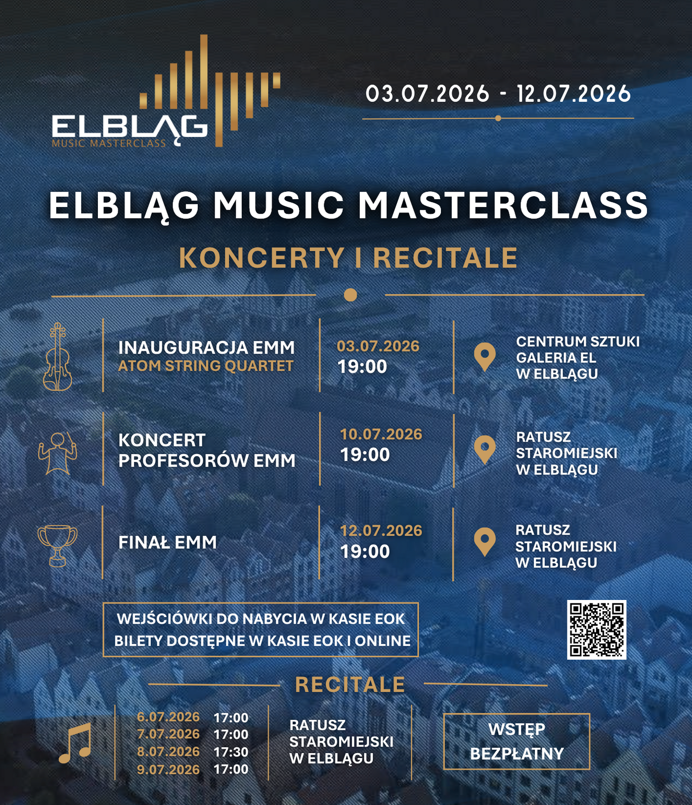 Elbląg, Elbląg Music Masterclass po raz piąty! Elbląg, Elbląg Music Masterclass po raz piąty!