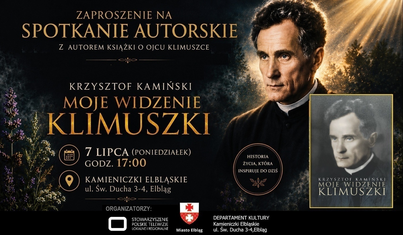 Elbląg, Moje widzenie Klimuszki. Spotkanie z autorem książki Elbląg, Moje widzenie Klimuszki. Spotkanie z autorem książki
