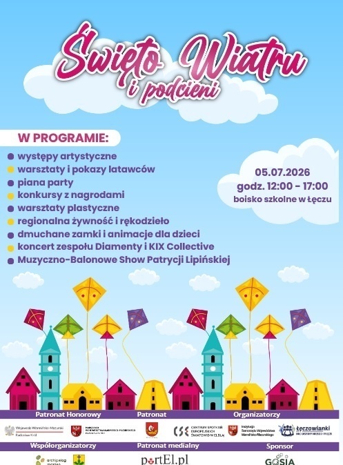Elbląg, Święto Wiatru i podcieni w Łęczu. Zobacz program