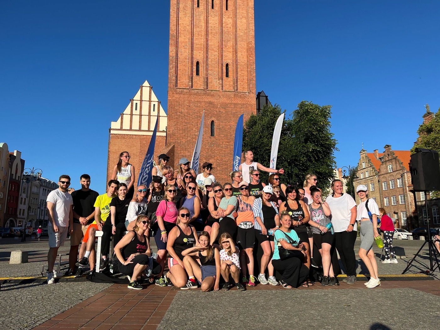 Elbląg, Wakacyjna zumba na Placu Katedralnym