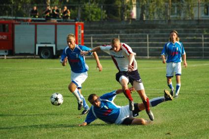 Elbląg, Olimpia Elbląg (na zdjęciu podczas meczu z Sokołem Ostróda) zmierzy się w Pucharze Polski z Syreną Młynary