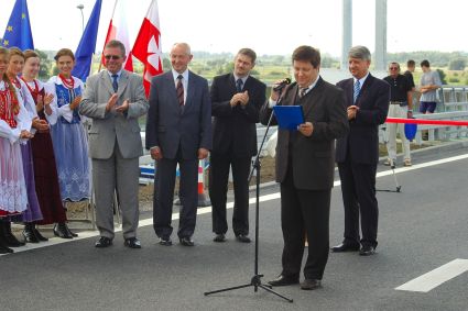 Elbląg, Uroczystość otwarcia węzła Elbląg-Wschód