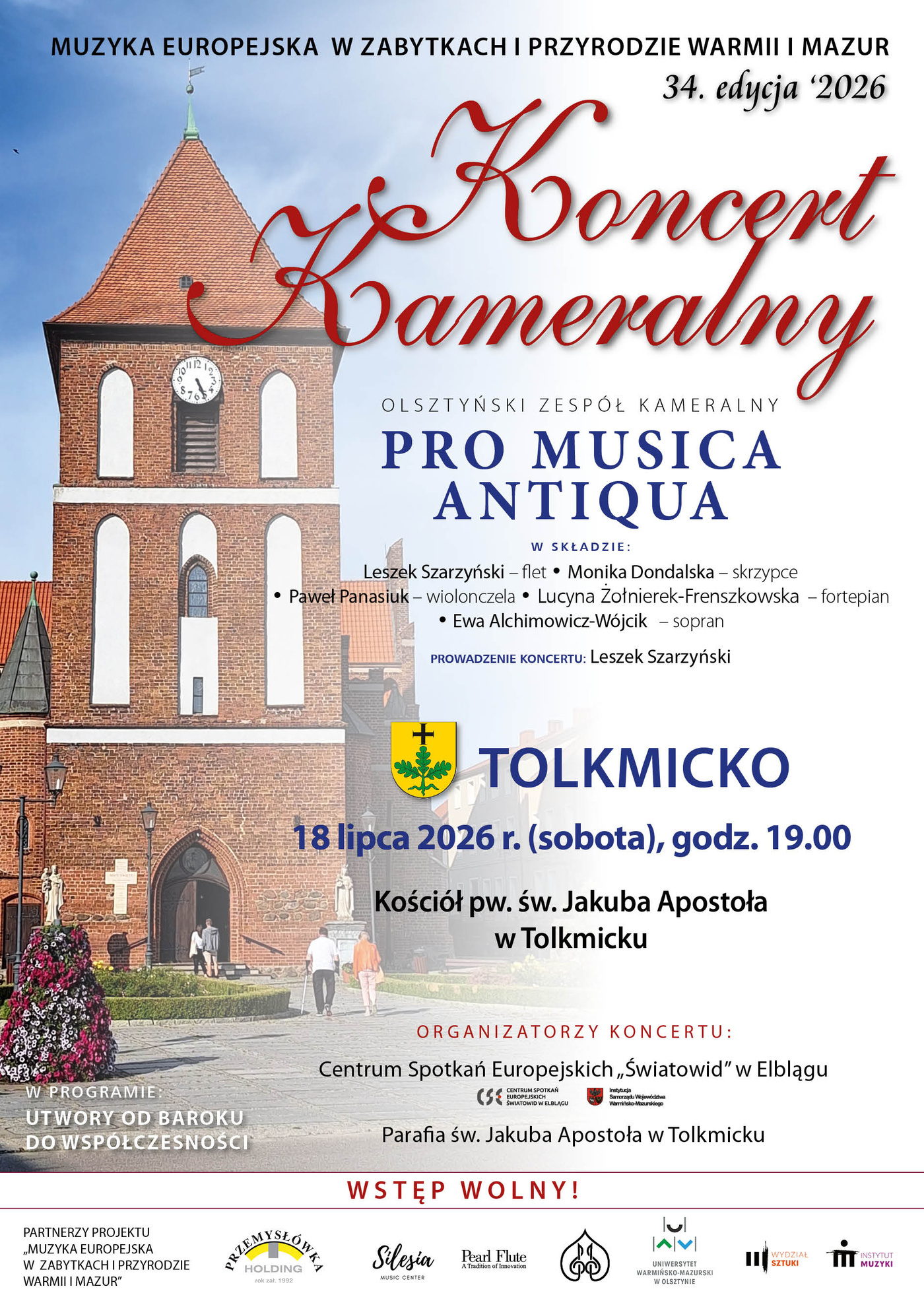 Elbląg, Muzyka Europejska ponownie zabrzmi w Tolkmicku. Przed nami 34. edycja koncertu kameralnego