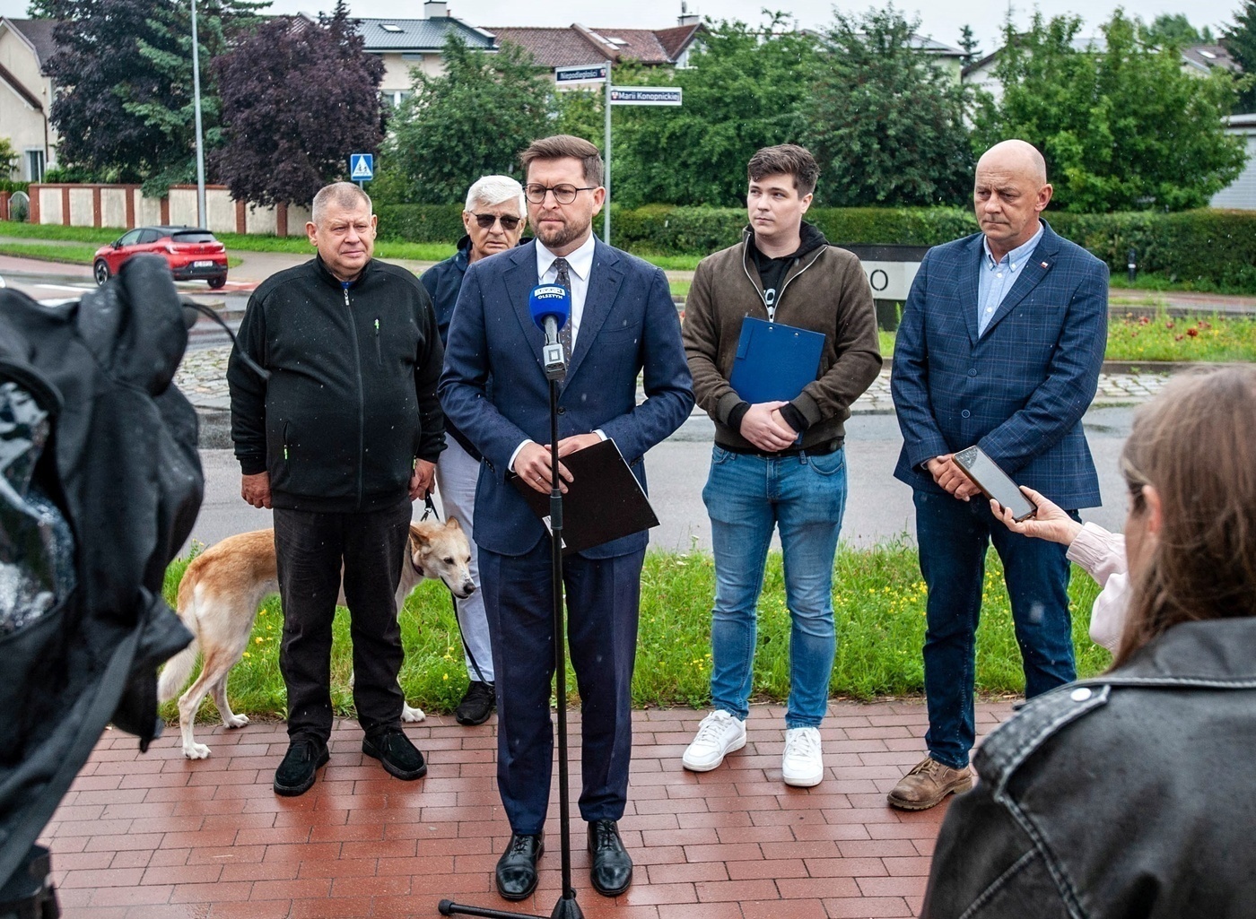 Elbląg, O złożeniu wniosku do prezydenta Elbląg działacze PiS poinformowali na konferencji prasowej, Elbląg, O złożeniu wniosku do prezydenta Elbląg działacze PiS poinformowali na konferencji prasowej,