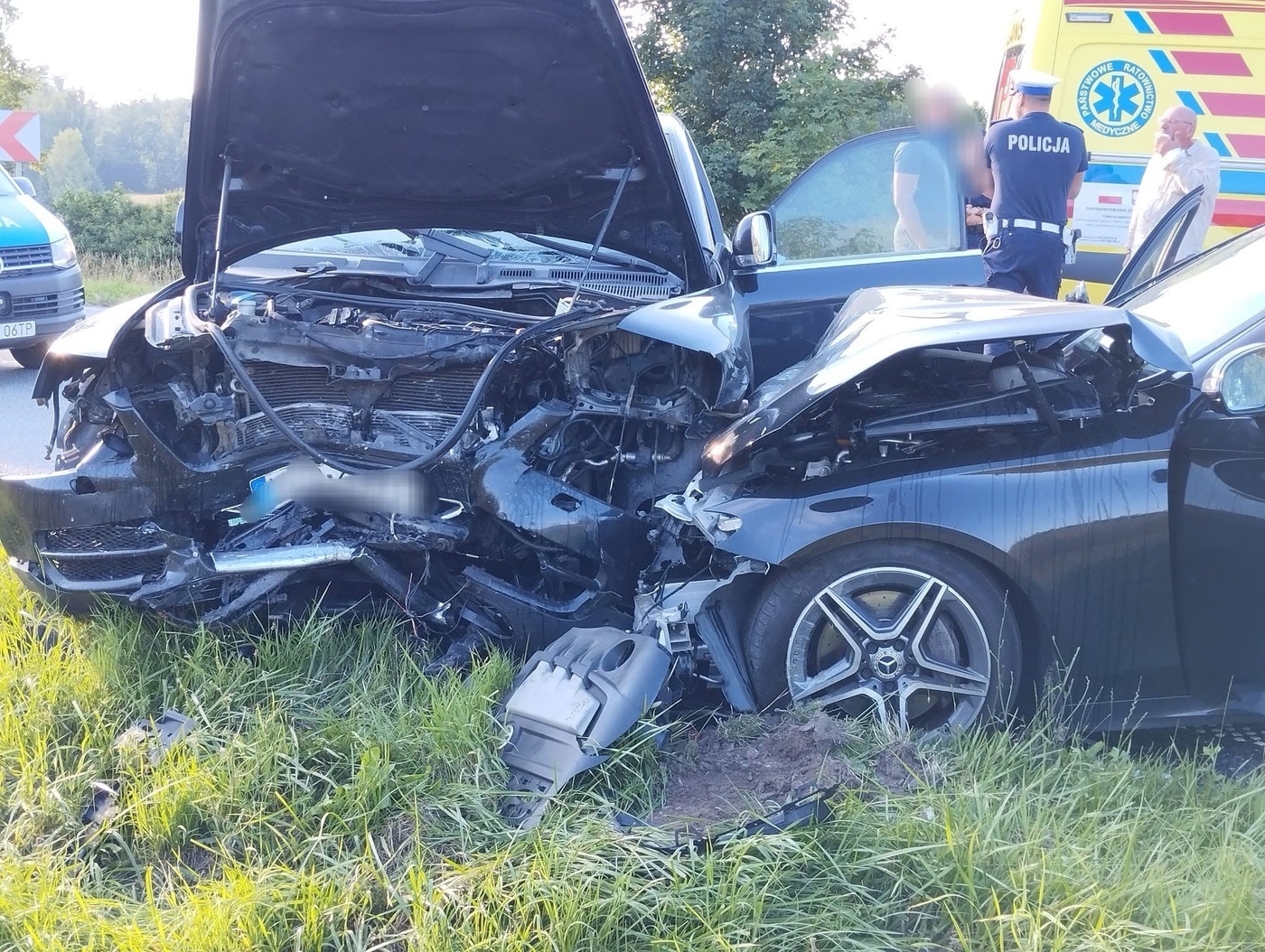 Elbląg, Sześć osób w szpitalu po wypadku w Bielicy Elbląg, Sześć osób w szpitalu po wypadku w Bielicy